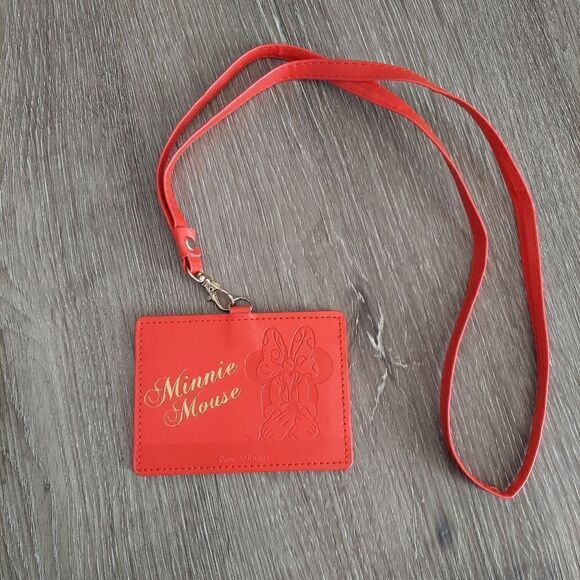 Disney Minnie Mouse Card Holder - Red - Picture 1 of 3
